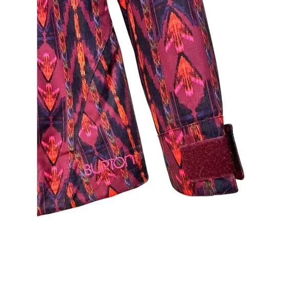 Burton Horizon Ski Jacket Hoodie Women XS Pink Snowboarding Waterproof Thinsulat - Picture 12 of 16